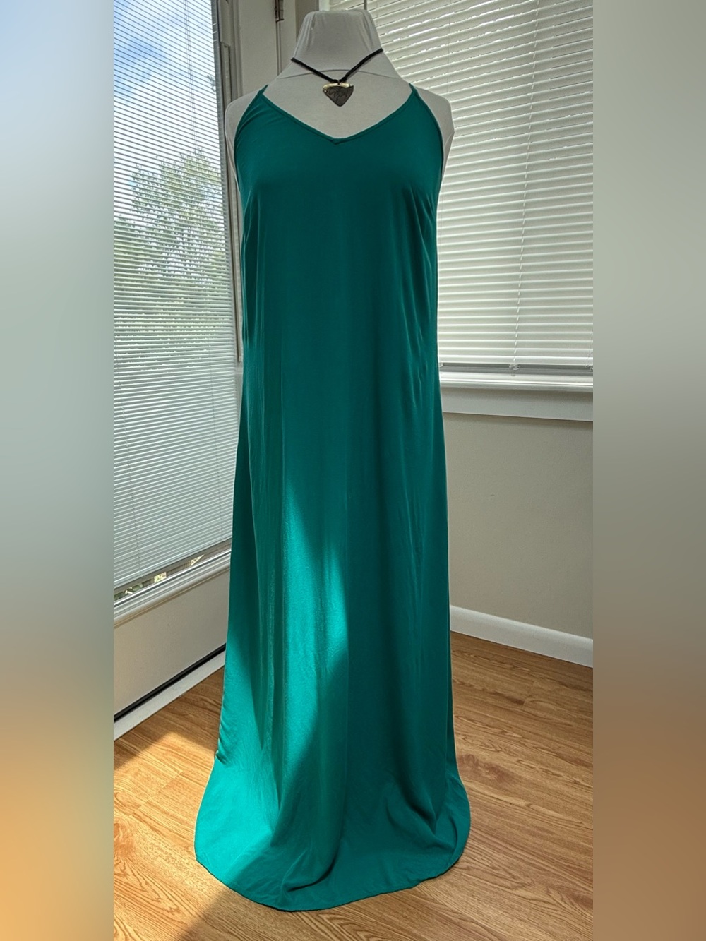 Old Navy Teal Lightweight Summer Maxi Dress Medium TALL